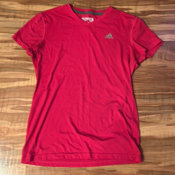 Women's adidas V-Neck Cheked Shirt With Buttons